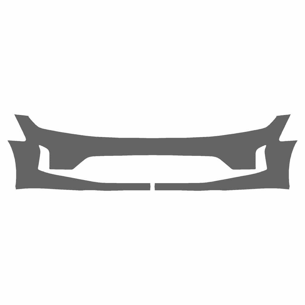 Vicrez Paint Protection PPF Pre-Cut Kit, Front Bumper Part 2 vpp130890 for Chevrolet Camaro Coupe 2019-2024