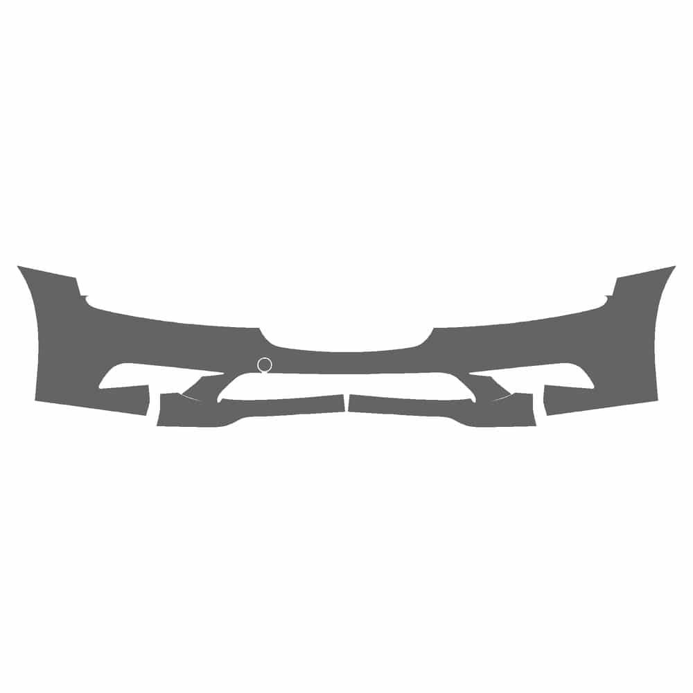Vicrez Paint Protection PPF Pre-Cut Kit, Front Bumper Part 2 vpp141727 for Chrysler 300 Sedan 2012-2014