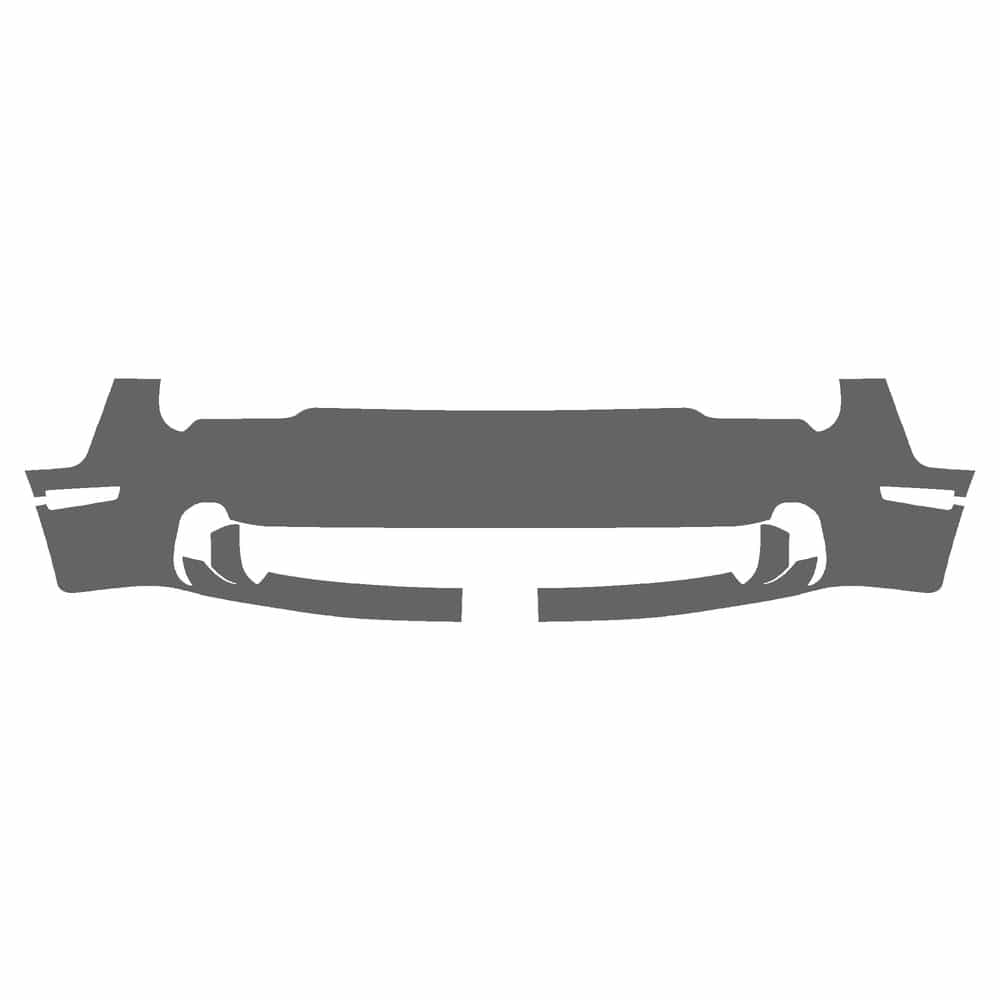 Vicrez Paint Protection PPF Pre-Cut Kit, Front Bumper Part 2 vpp142772 for Dodge Challenger Coupe 2015-2018