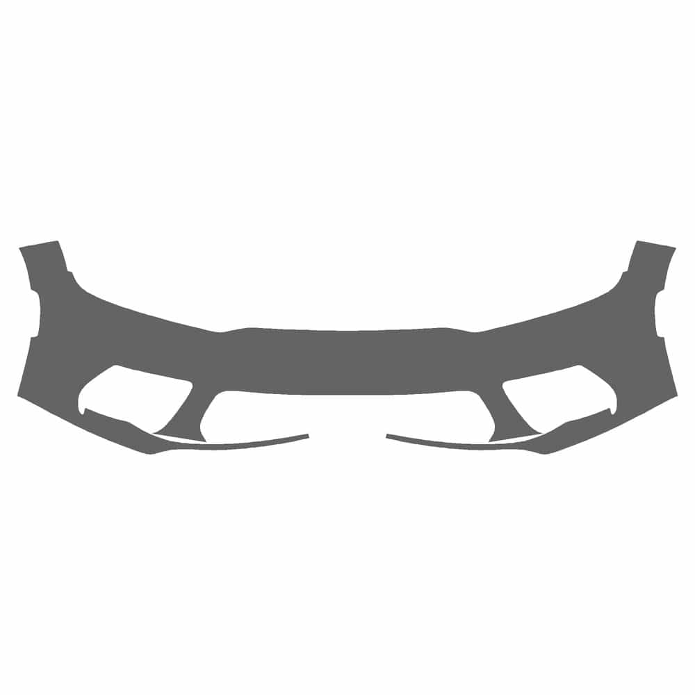 Vicrez Paint Protection PPF Pre-Cut Kit, Front Bumper Part 2 vpp143243 for Dodge Charger Sedan 2020-2023