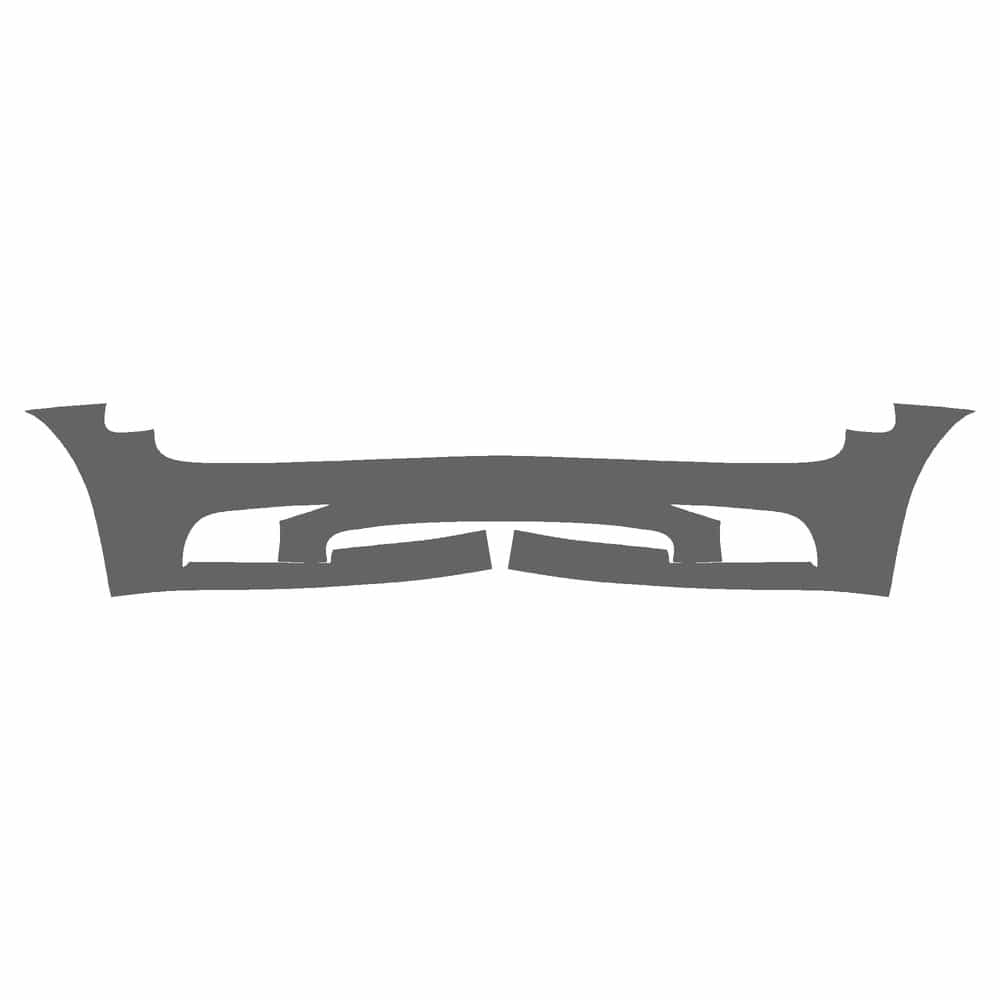 Vicrez Paint Protection PPF Pre-Cut Kit, Front Bumper Part 2 vpp143090 for Dodge Charger Sedan 2006-2010