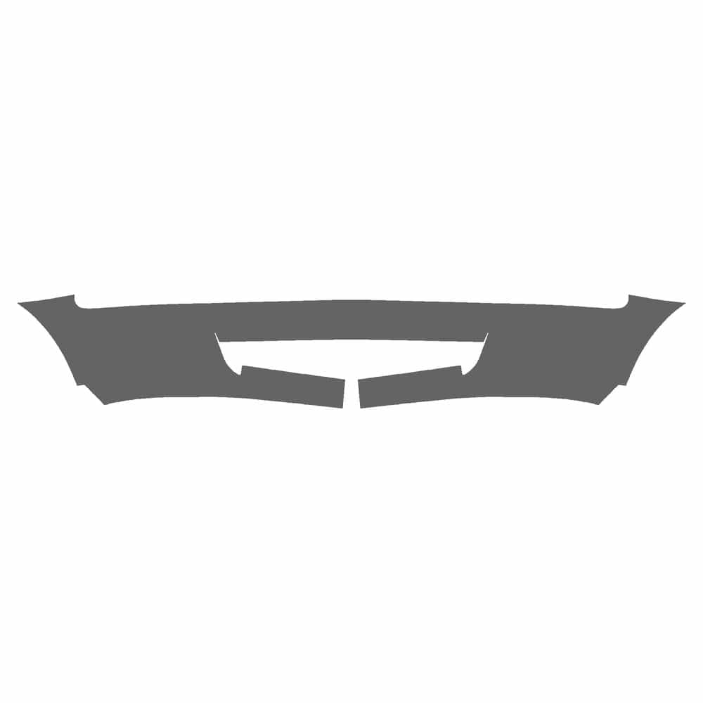 Vicrez Paint Protection PPF Pre-Cut Kit, Front Bumper Part 2 vpp155683 for Ford Mustang Coupe 2010-2012