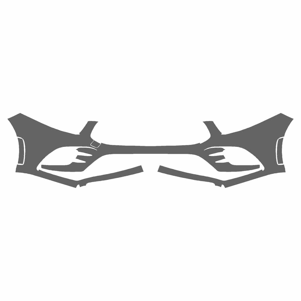 Vicrez Paint Protection PPF Pre-Cut Kit, Front Bumper Part 2 vpp197942 for Mercedes-Benz A Class Sedan 2019-2022
