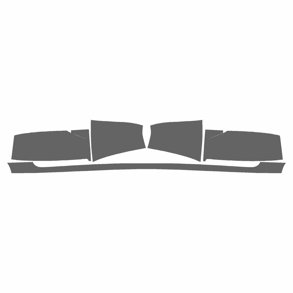 Vicrez Paint Protection PPF Pre-Cut Kit, Front Bumper vpp225350 for Rolls-Royce Phantom Sedan 2017-2026