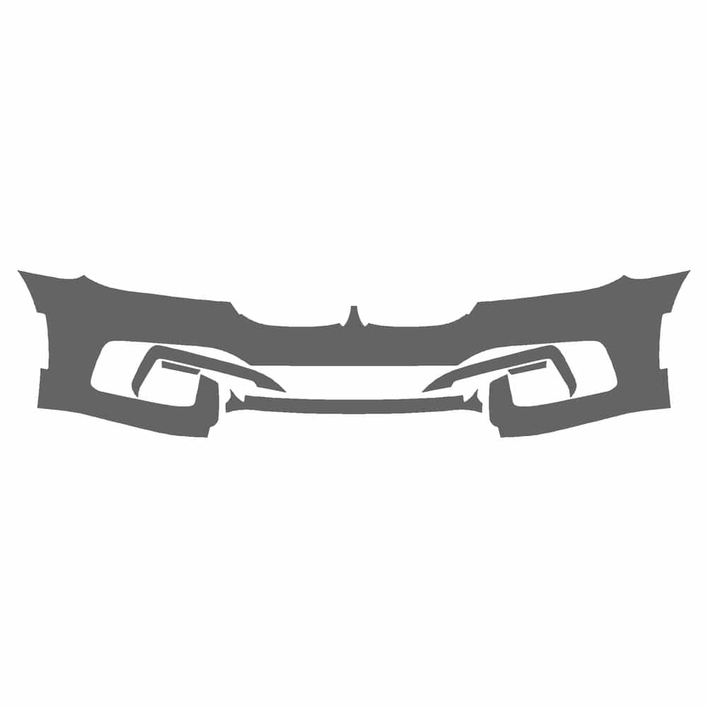 Vicrez Paint Protection PPF Pre-Cut Kit, Front Bumper, Sensors vpp116887 for BMW 7 Series Sedan 2016-2019