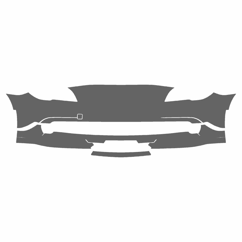 Vicrez Paint Protection PPF Pre-Cut Kit, Front Bumper, Sensors vpp117656 for BMW Alpina B7 Sedan 2012