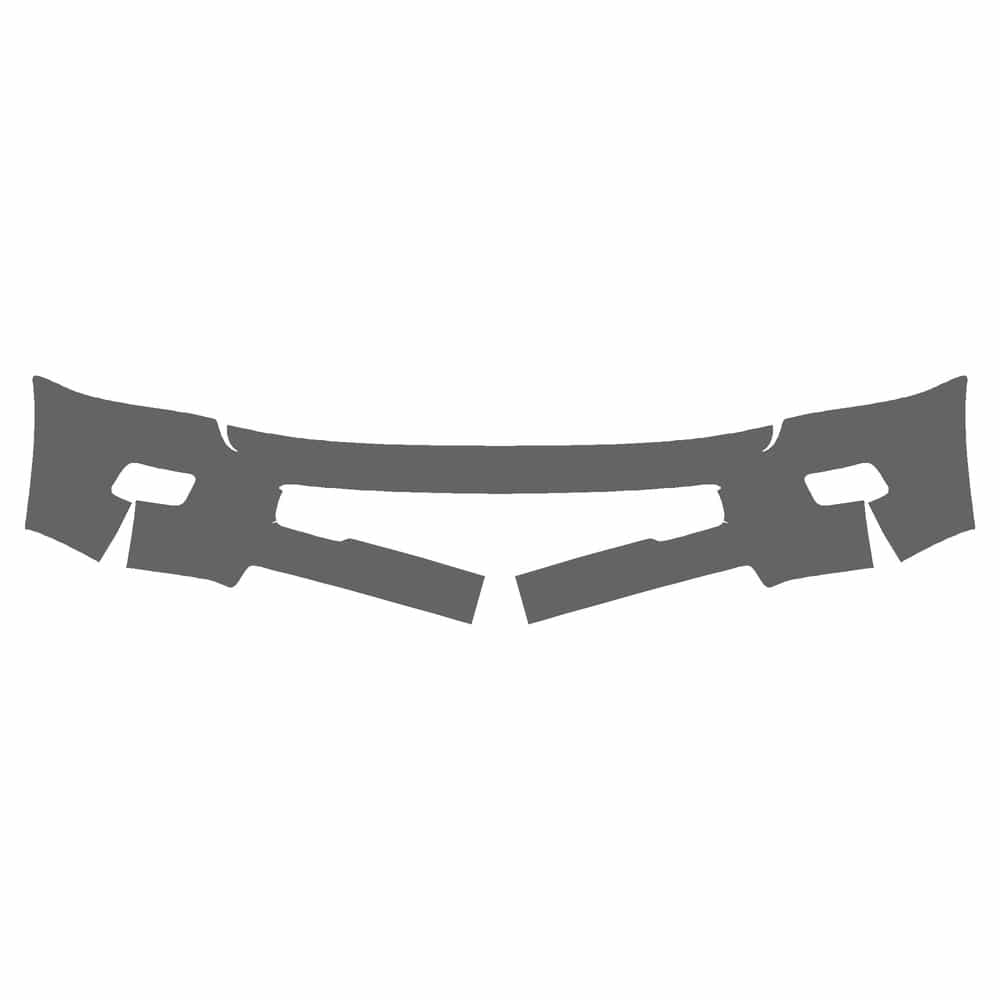Vicrez Paint Protection PPF Pre-Cut Kit, Front Bumper, Sensors vpp145237 for Dodge Ram Crew Pickup 2010-2011