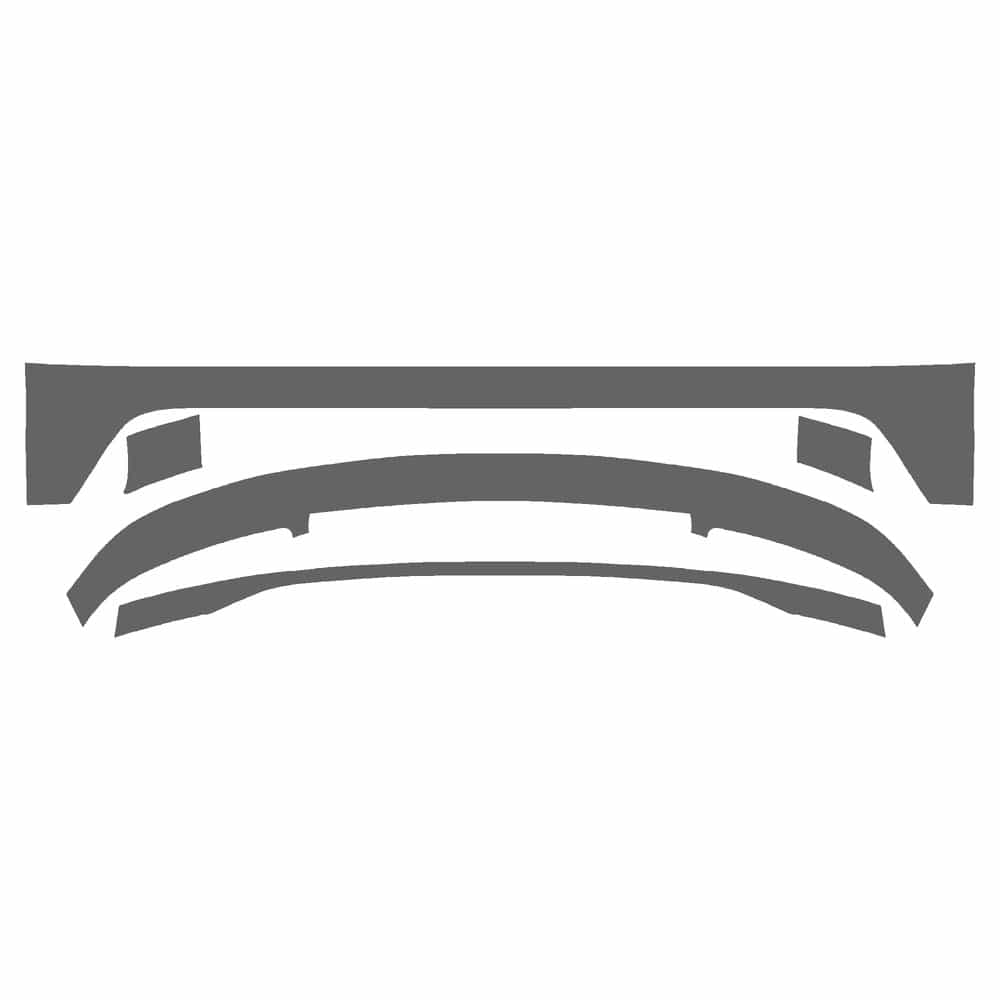 Vicrez Paint Protection PPF Pre-Cut Kit, Front Bumper vpp228928 for Subaru Legacy Sedan 2002-2004