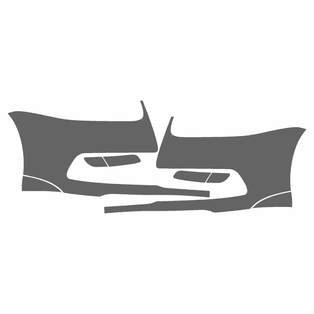 Vicrez Paint Protection PPF Pre-Cut Kit, Front Bumper vpp243708 for Volkswagen R32 Hatchback 2008