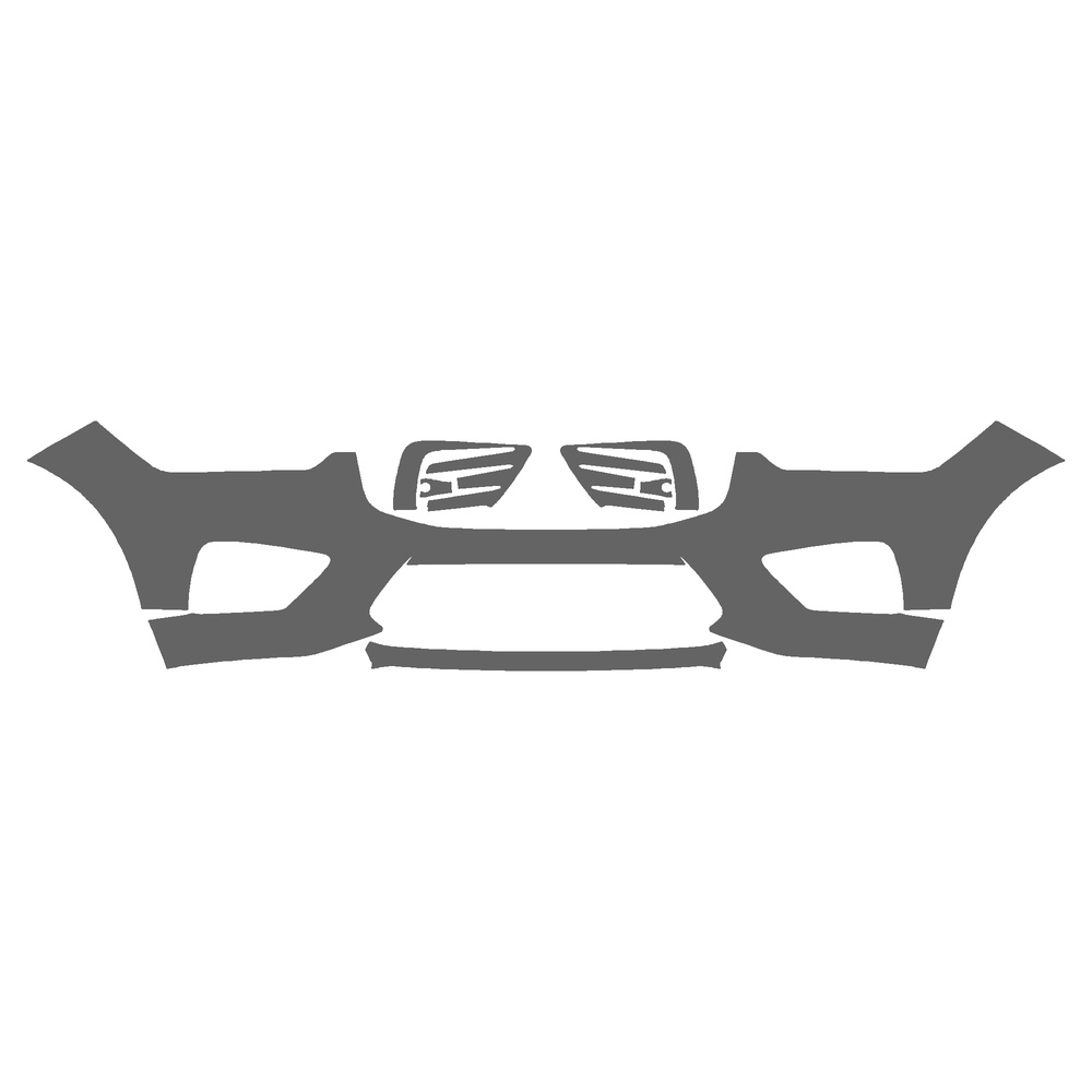 Vicrez Paint Protection PPF Pre-Cut Kit, Front Bumper vpp246337 for Volvo XC60 SUV 2018-2021