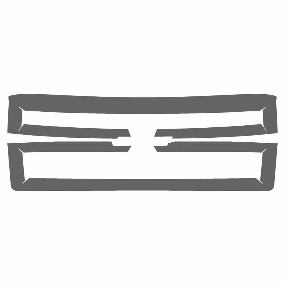 Vicrez Paint Protection PPF Pre-Cut Kit, Grille(s) vpp135236 for Chevrolet Silverado Crew Pickup 2014-2015