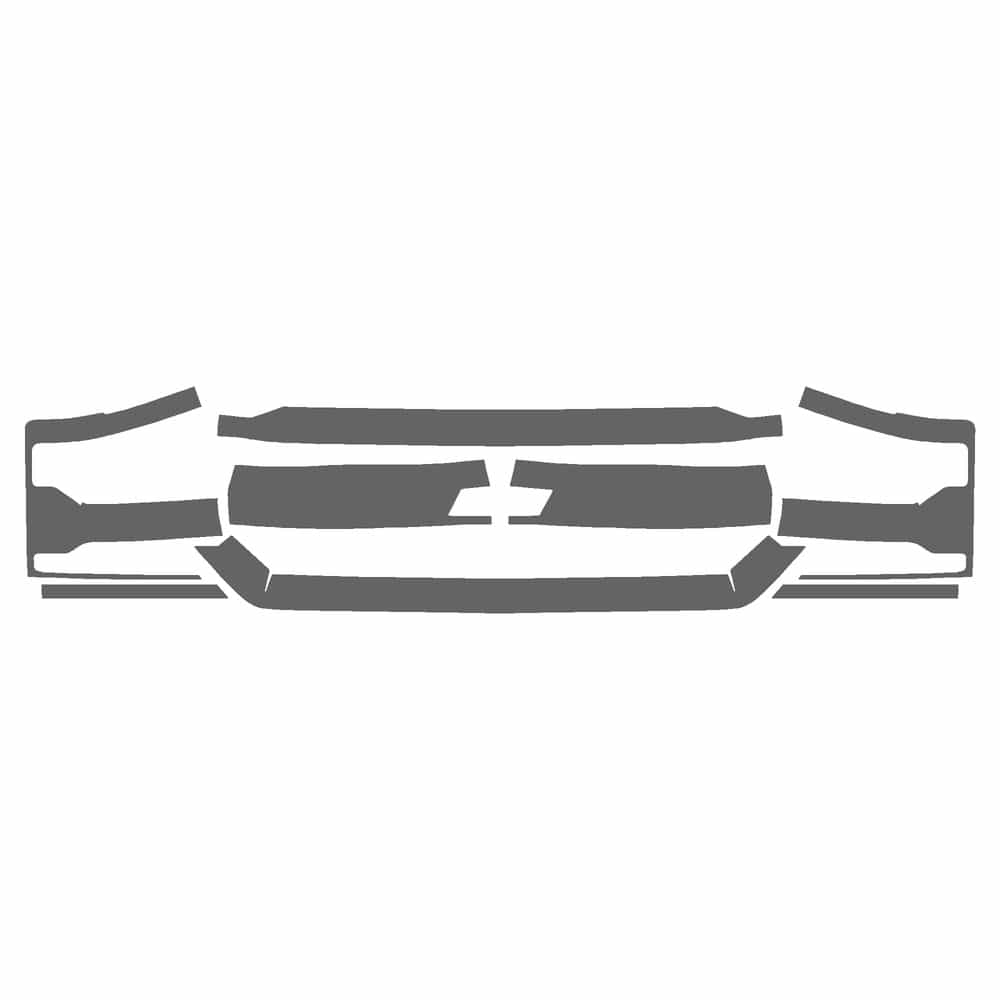 Vicrez Paint Protection PPF Pre-Cut Kit, Grille(s) vpp137814 for Chevrolet Silverado Extd Pickup 2019