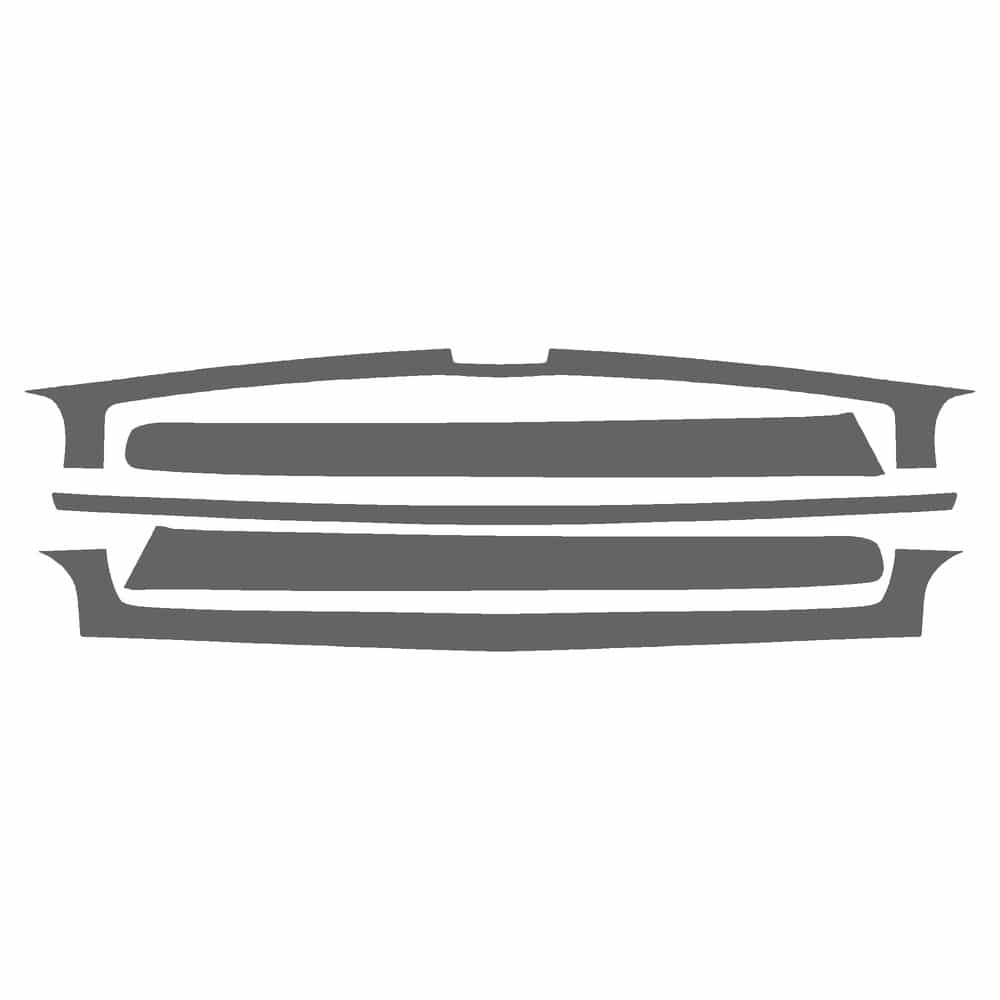 Vicrez Paint Protection PPF Pre-Cut Kit, Grille(s) vpp138397 for Chevrolet Silverado 2002