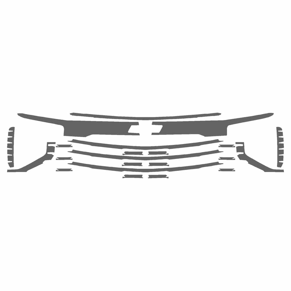 Vicrez Paint Protection PPF Pre-Cut Kit, Grille(s) vpp140458 for Chevrolet Tahoe SUV 2025-2026