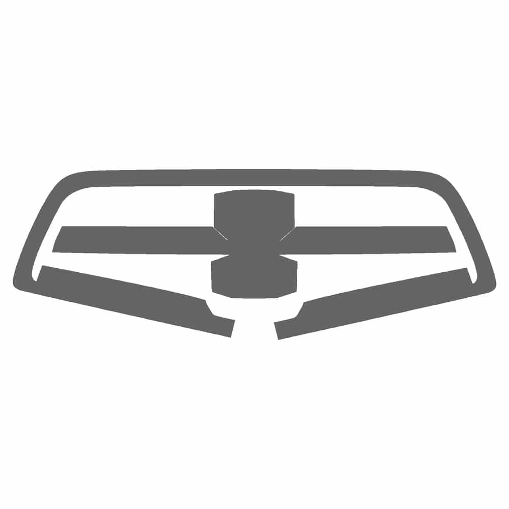 Vicrez Paint Protection PPF Pre-Cut Kit, Grille(s) vpp145783 for Dodge Ram Crew Pickup 2009-2011