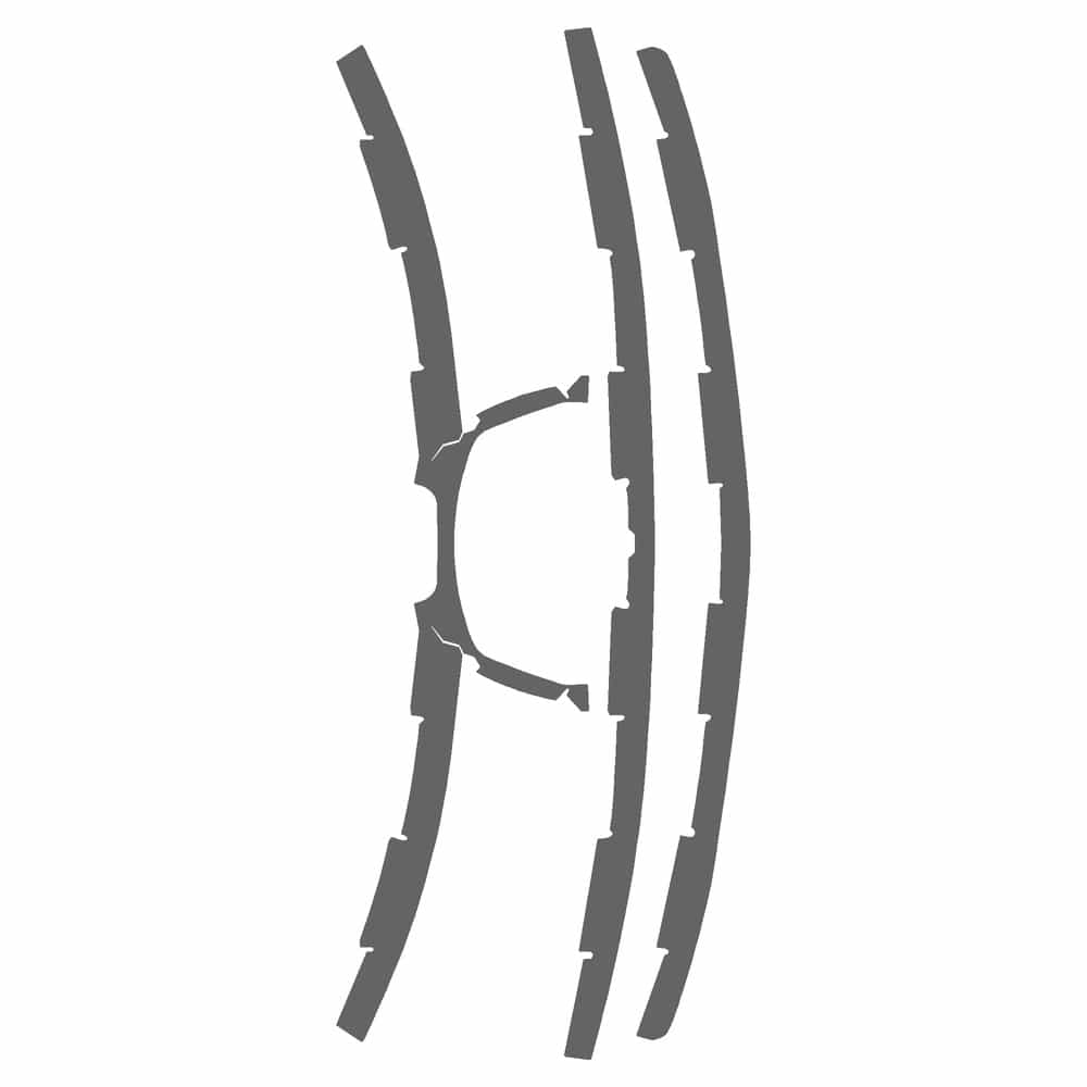 Vicrez Paint Protection PPF Pre-Cut Kit, Grille(s) vpp149396 for Ford Explorer SUV 2025-2026