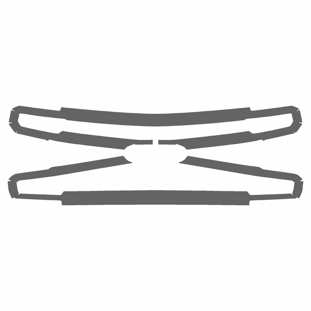 Vicrez Paint Protection PPF Pre-Cut Kit, Grille(s) vpp157597 for Ford SuperDuty Crew Pickup 2023-2026