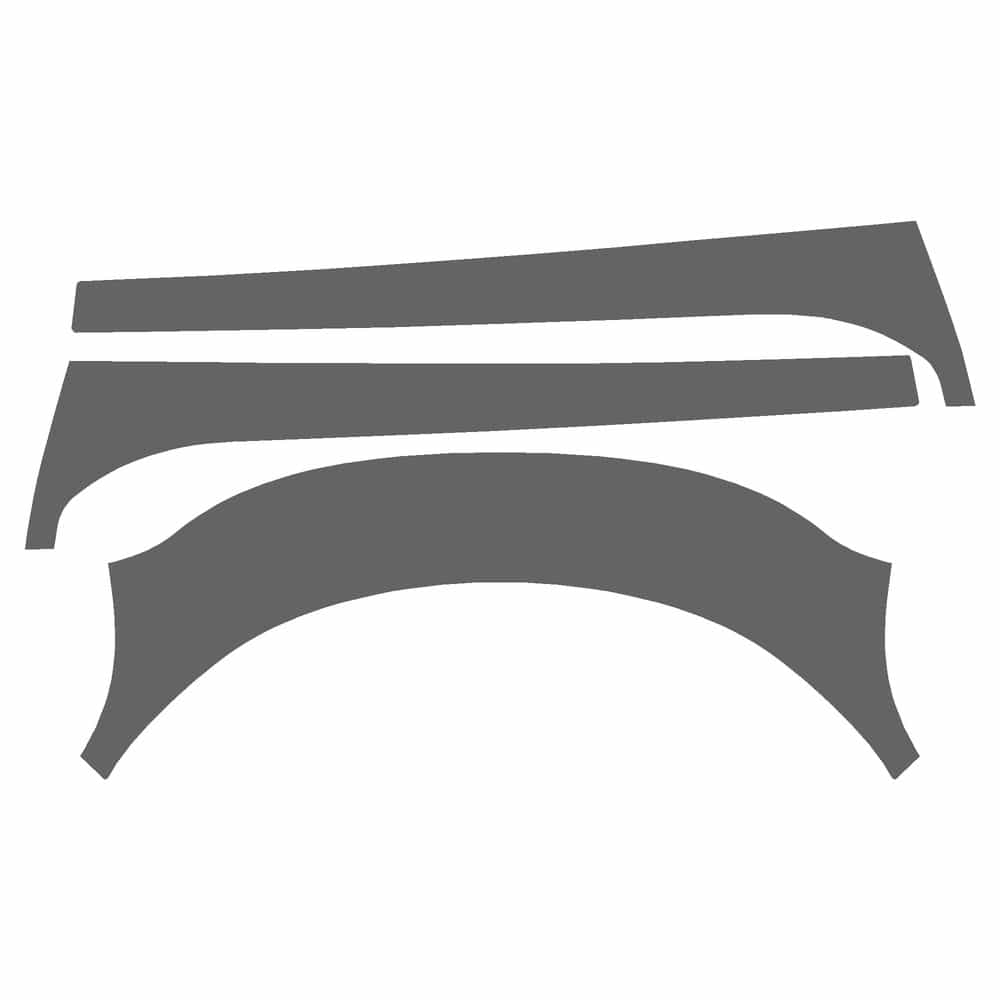 Vicrez Paint Protection PPF Pre-Cut Kit, Grille(s) vpp205367 for Mercedes-Benz GLE SUV 2020-2023