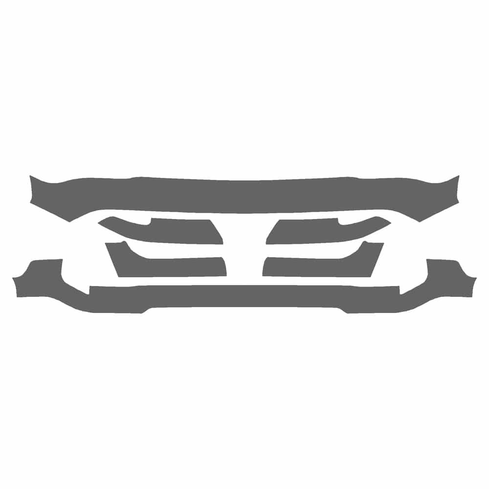 Vicrez Paint Protection PPF Pre-Cut Kit, Grille(s) vpp224776 for Ram 2500/3500 Crew Pickup 2023-2024