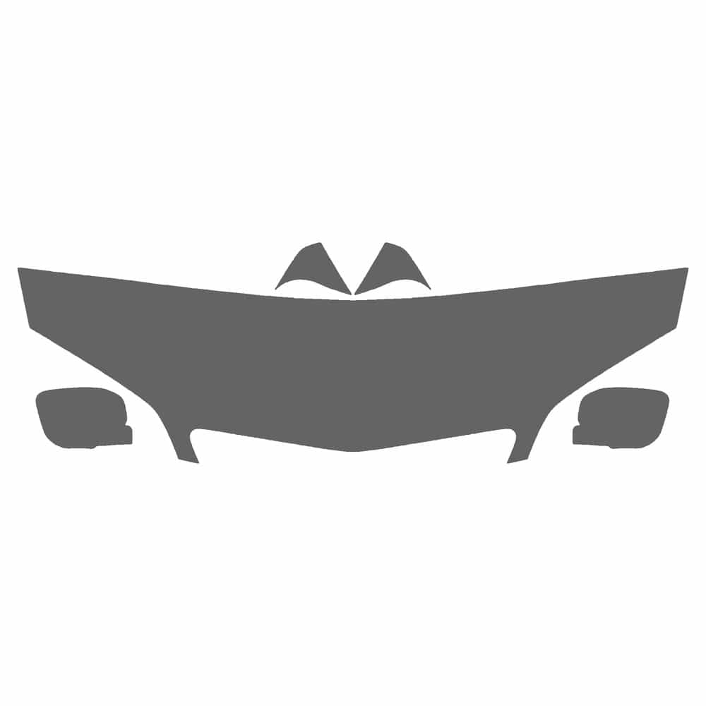 Vicrez Paint Protection PPF Pre-Cut Kit, Hood/Fender/Mirrors vpp100079 for Acura CL Coupe 2002-2003