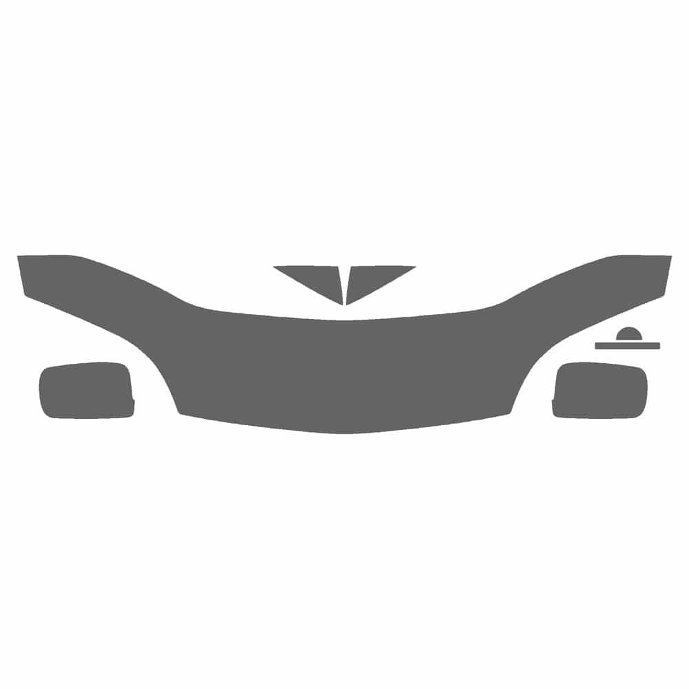 Vicrez Paint Protection PPF Pre-Cut Kit, Hood/Fender/Mirrors vpp131484 for Chevrolet Cavalier Coupe 2002