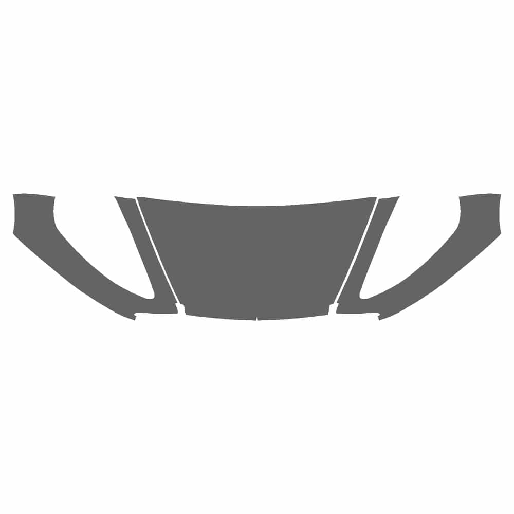 Vicrez Paint Protection PPF Pre-Cut Kit, Hood/Fenders vpp102609 for Aston Martin Rapide Sedan 2018-2020