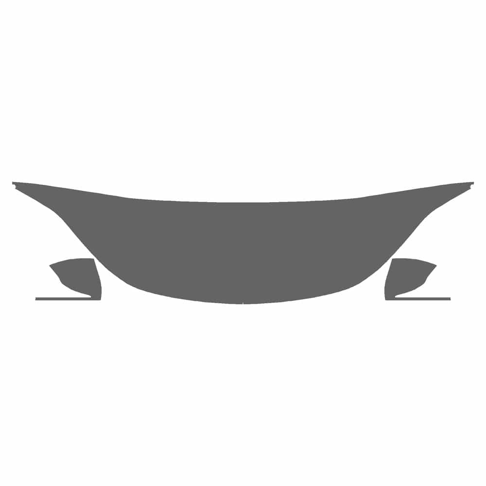 Vicrez Paint Protection PPF Pre-Cut Kit, Hood/Mirrors vpp203274 for Mercedes-Benz EQS SUV 2023-2026