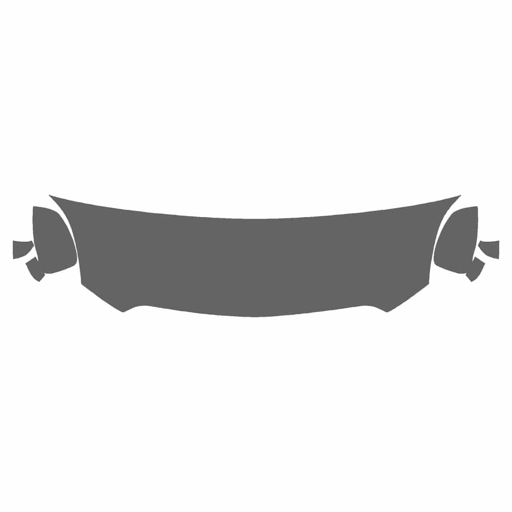 Vicrez Paint Protection PPF Pre-Cut Kit, Hood/Mirrors vpp209627 for Mitsubishi Eclipse Convertible 2007-2008