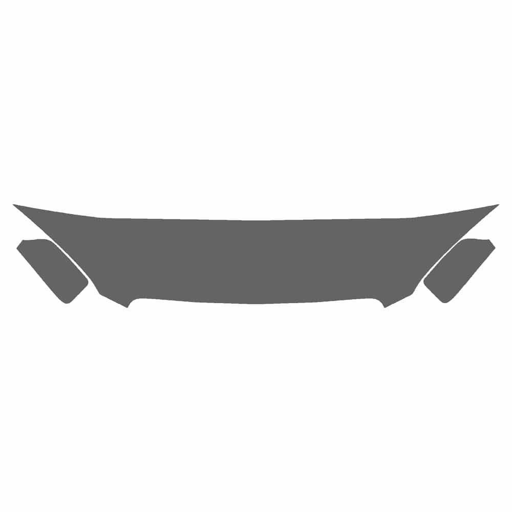 Vicrez Paint Protection PPF Pre-Cut Kit, Hood/Mirrors vpp232762 for Toyota Corolla Sedan 2005-2008