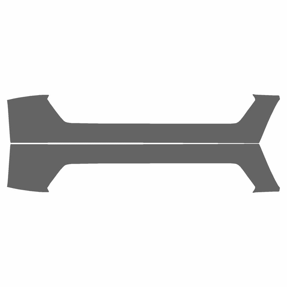 Vicrez Paint Protection PPF Pre-Cut Kit, Kick Plates vpp132750 for Chevrolet Corvette Coupe 2020-2026