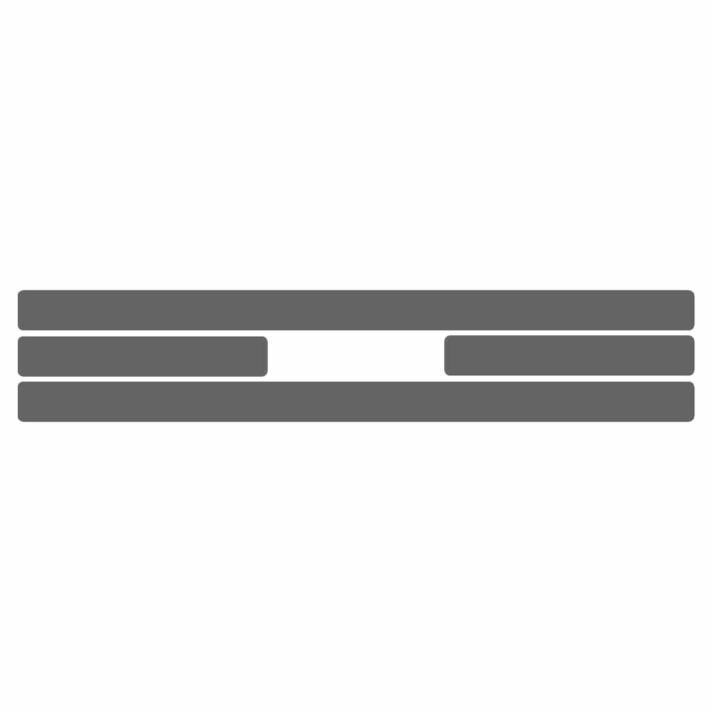 Vicrez Paint Protection PPF Pre-Cut Kit, Kick Plates vpp160055 for GMC Sierra 2004-2006