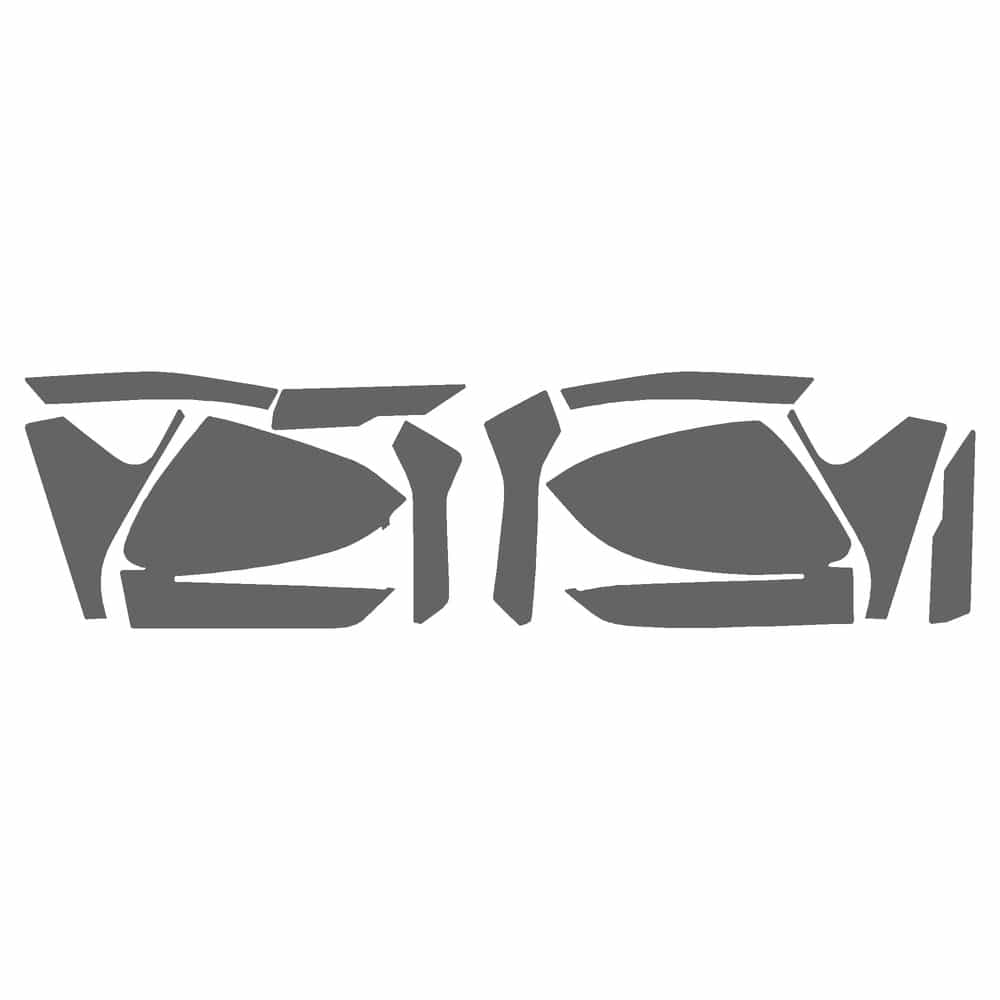 Vicrez Paint Protection PPF Pre-Cut Kit, Mirrors vpp125246 for BMW iX SUV 2022-2025