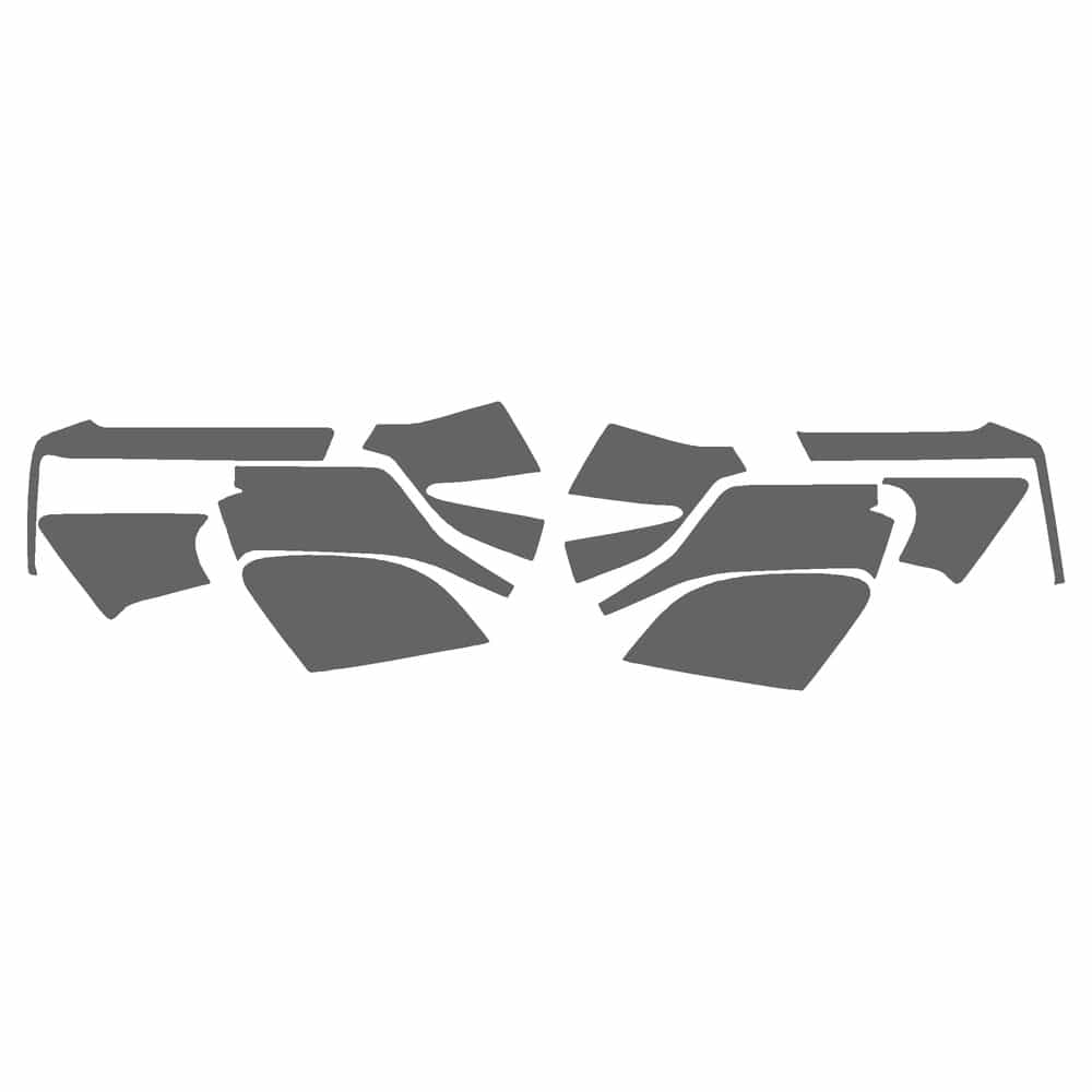 Vicrez Paint Protection PPF Pre-Cut Kit, Mirrors vpp132967 for Chevrolet Corvette Convertible 2023-2026