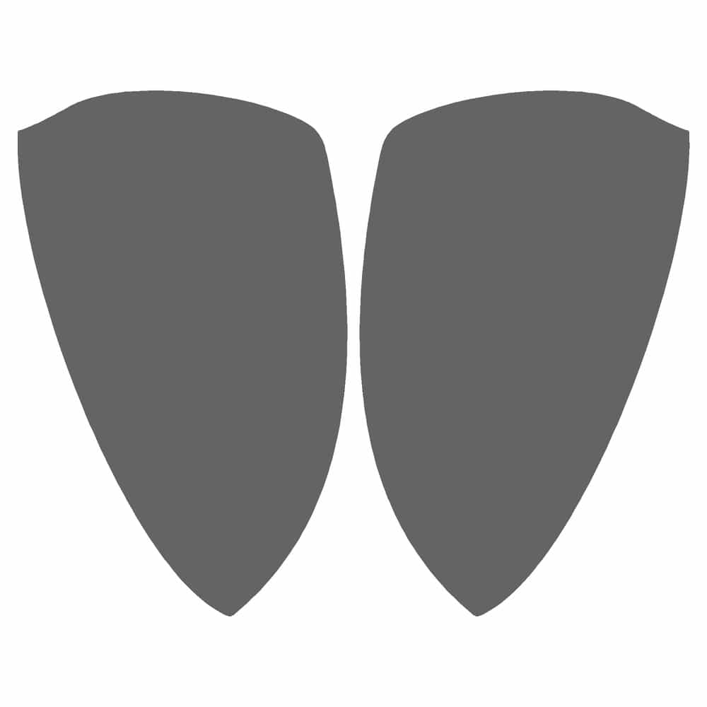 Vicrez Paint Protection PPF Pre-Cut Kit, Mirrors vpp133354 for Chevrolet Cruze Sedan 2011-2014