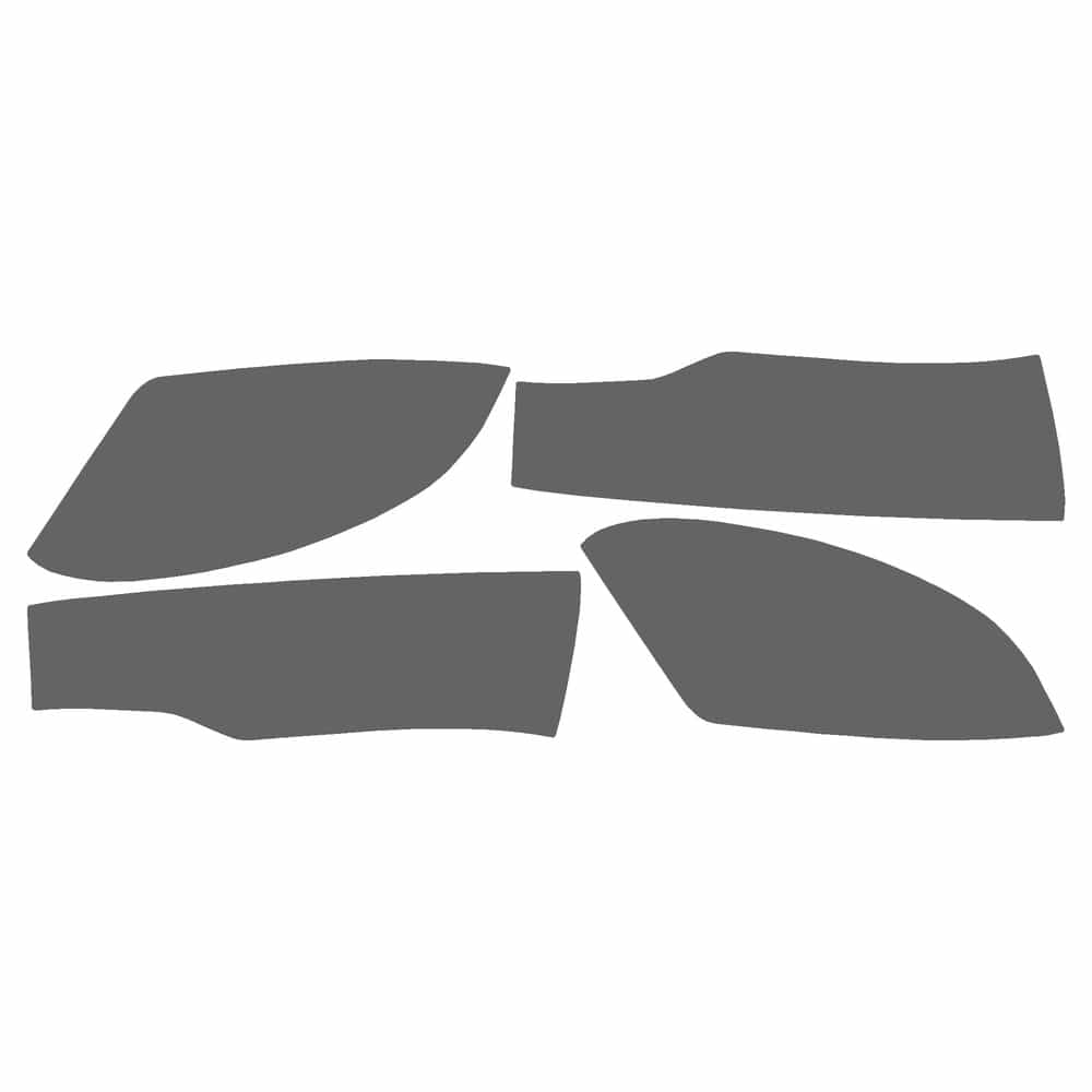Vicrez Paint Protection PPF Pre-Cut Kit, Mirrors vpp212390 for Nissan Frontier Crew Pickup 2022-2024