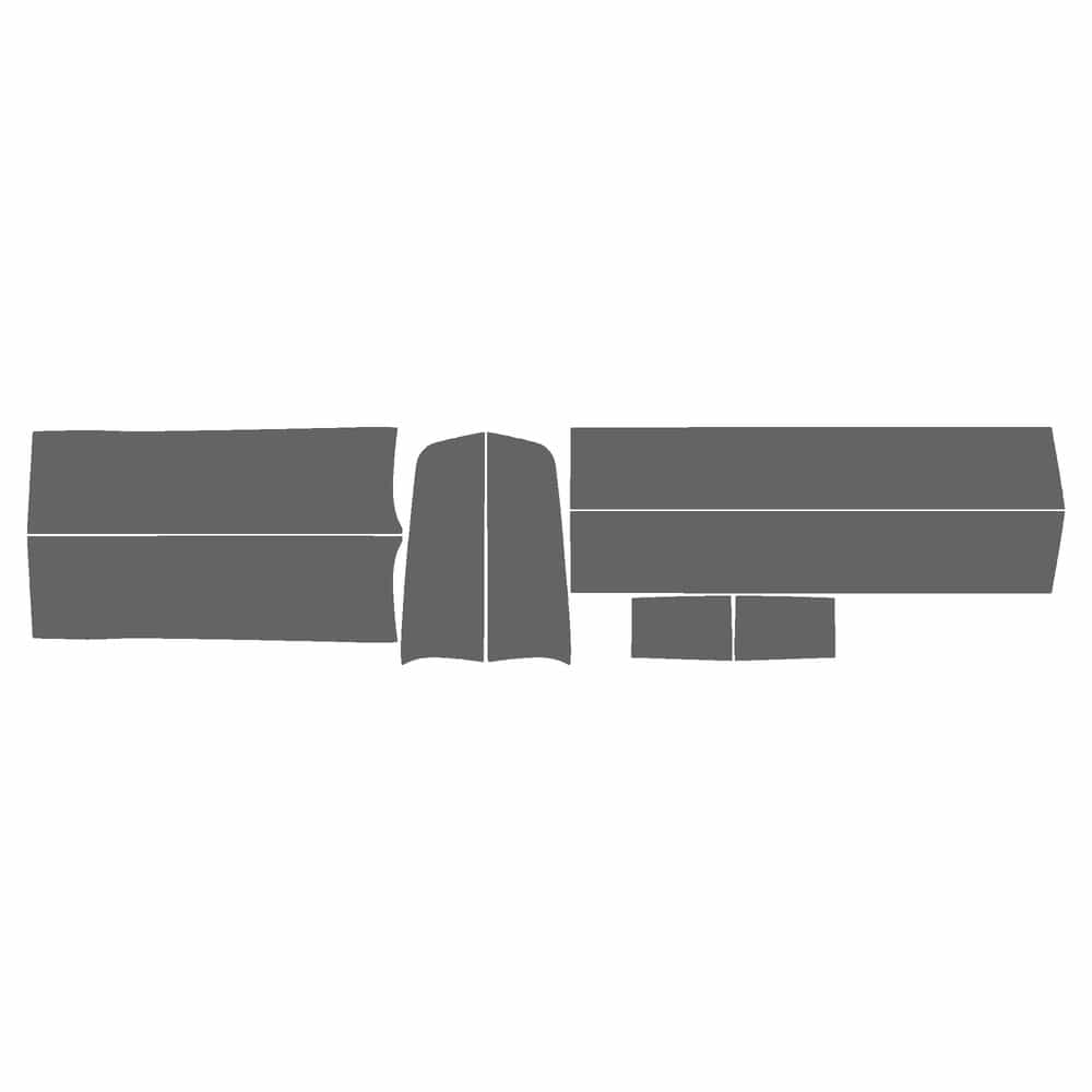 Vicrez Paint Protection PPF Pre-Cut Kit, Rockers & Cab vpp138519 for Chevrolet Silverado 2003-2004