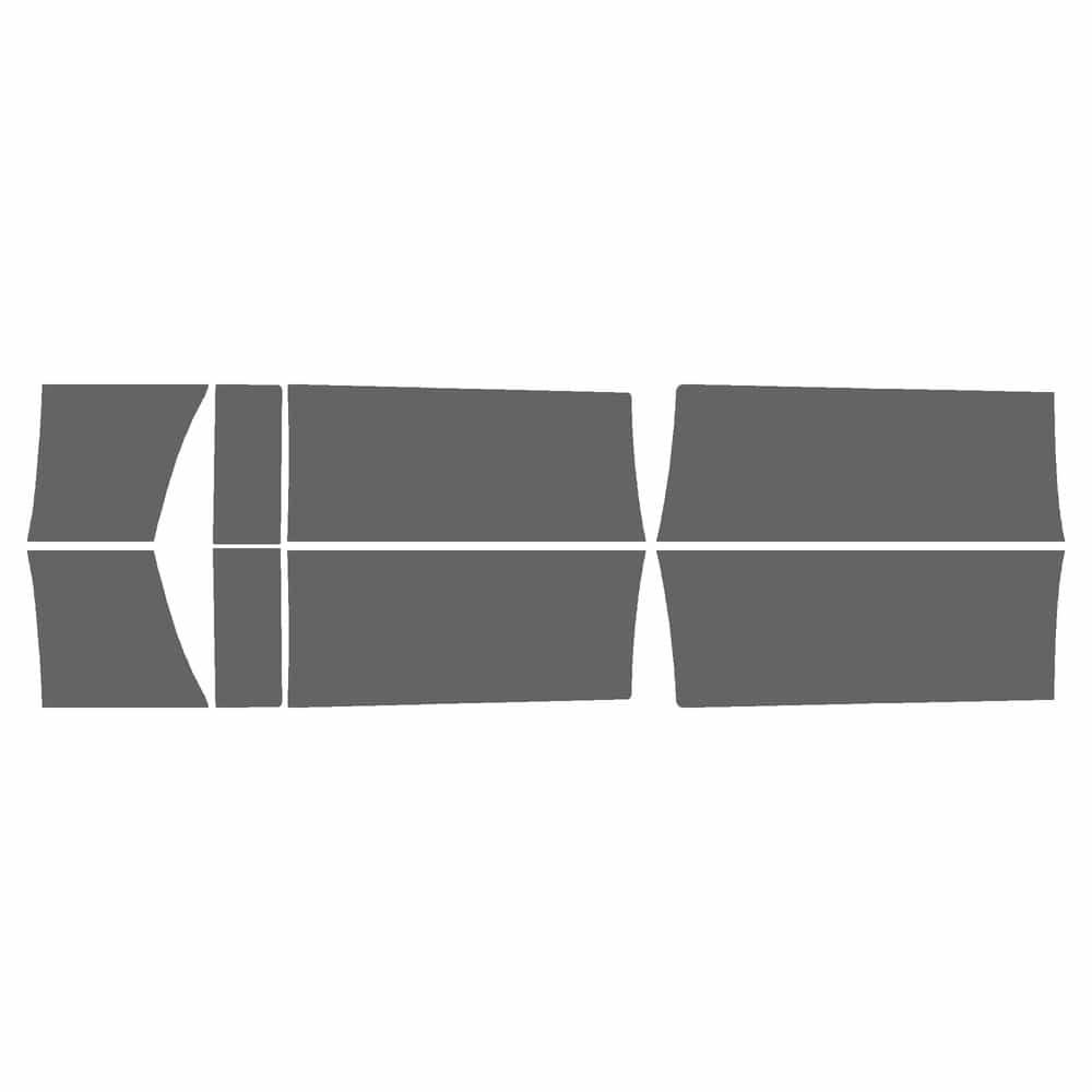 Vicrez Paint Protection PPF Pre-Cut Kit, Rockers & Cab vpp156731 for Ford SuperDuty 2002-2004