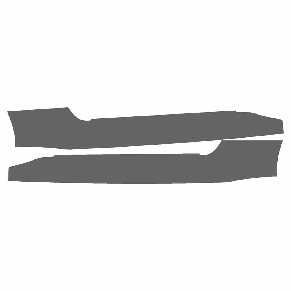 Vicrez Paint Protection PPF Pre-Cut Kit, Rockers vpp102443 for Aston Martin DBS Coupe 2018-2023