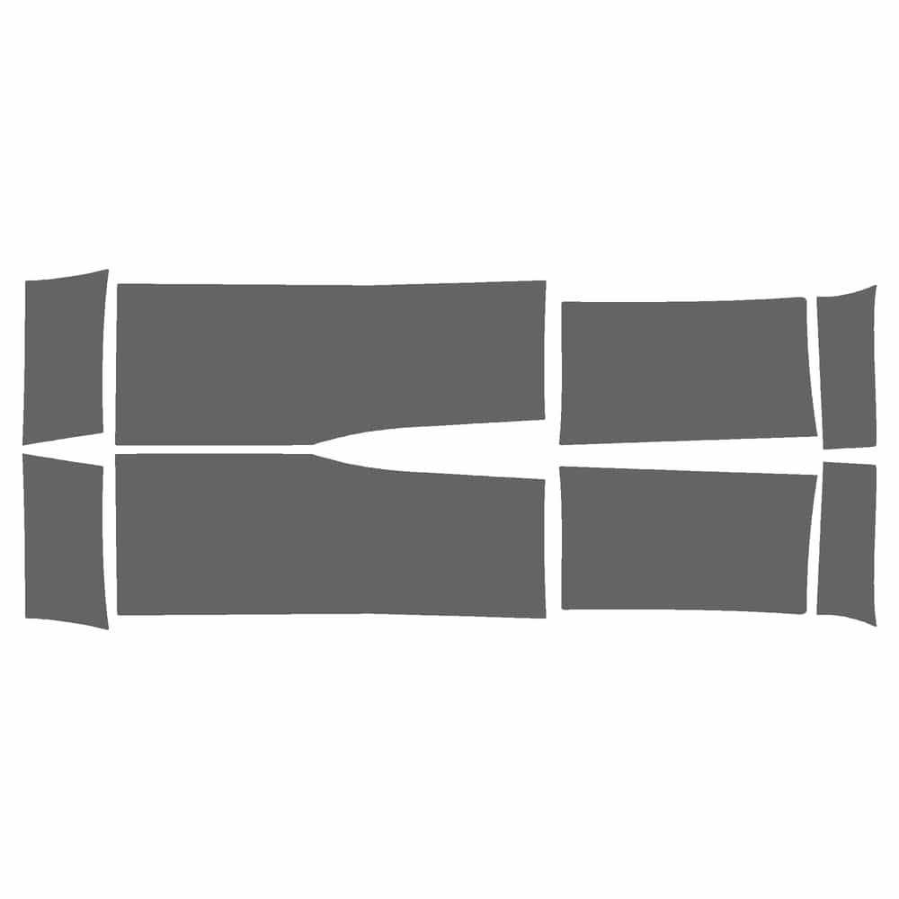 Vicrez Paint Protection PPF Pre-Cut Kit, Rockers vpp137742 for Chevrolet Silverado 2007-2010