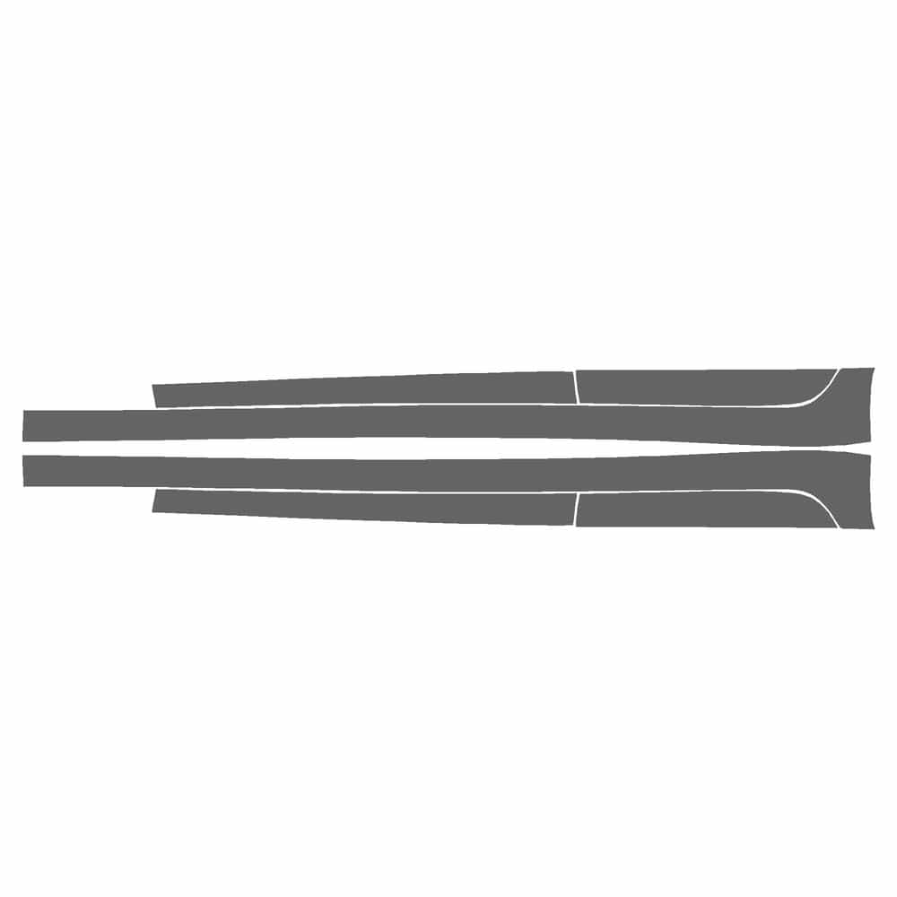 Vicrez Paint Protection PPF Pre-Cut Kit, Rockers vpp163327 for Genesis G70 Sedan 2022-2026