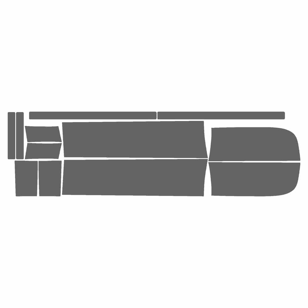 Vicrez Paint Protection PPF Pre-Cut Kit, Rockers/Kick Plates vpp135123 for Chevrolet Silverado 2006