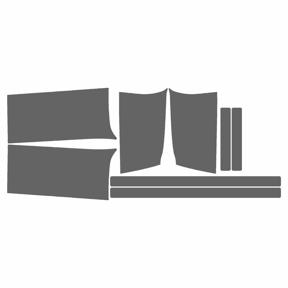Vicrez Paint Protection PPF Pre-Cut Kit, Rockers/Kick Plates vpp136593 for Chevrolet Silverado 2003-2004