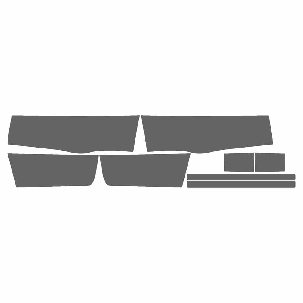 Vicrez Paint Protection PPF Pre-Cut Kit, Rockers/Kick Plates vpp136415 for Chevrolet Silverado 2002