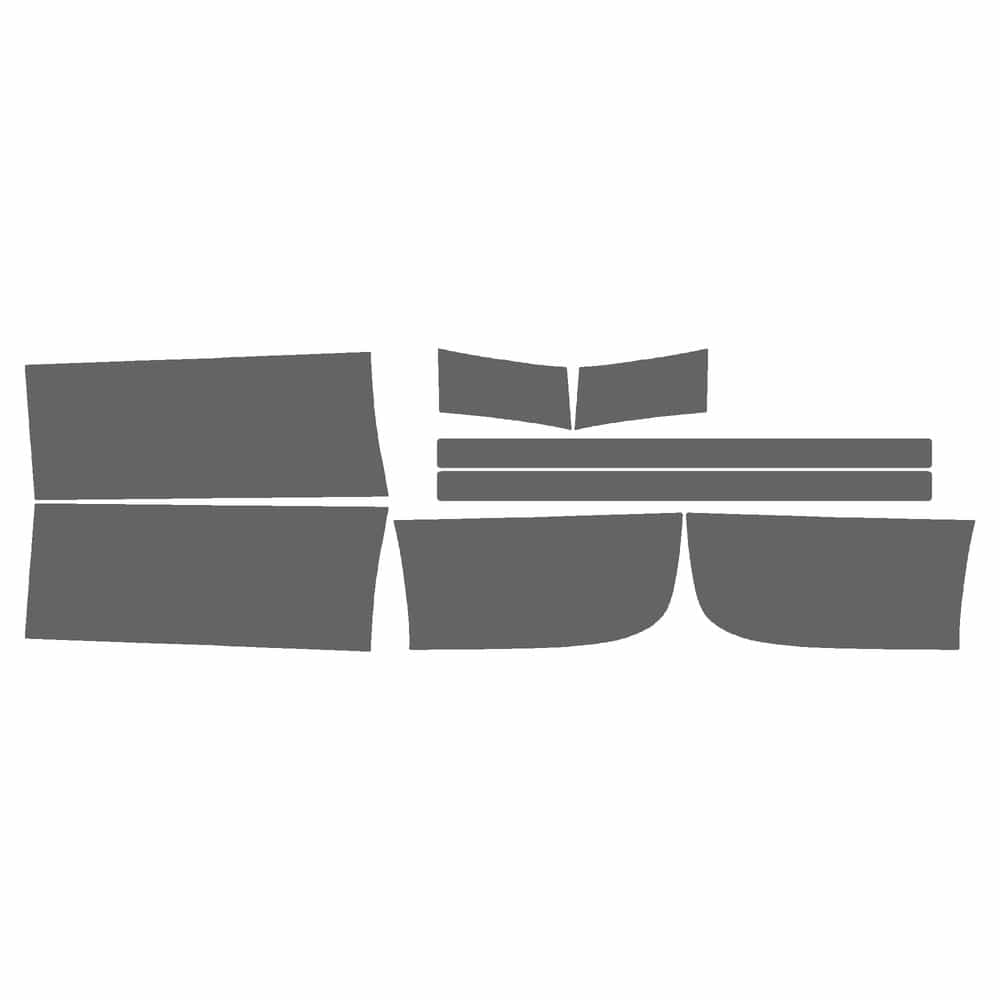 Vicrez Paint Protection PPF Pre-Cut Kit, Rockers/Kick Plates vpp136445 for Chevrolet Silverado 2002