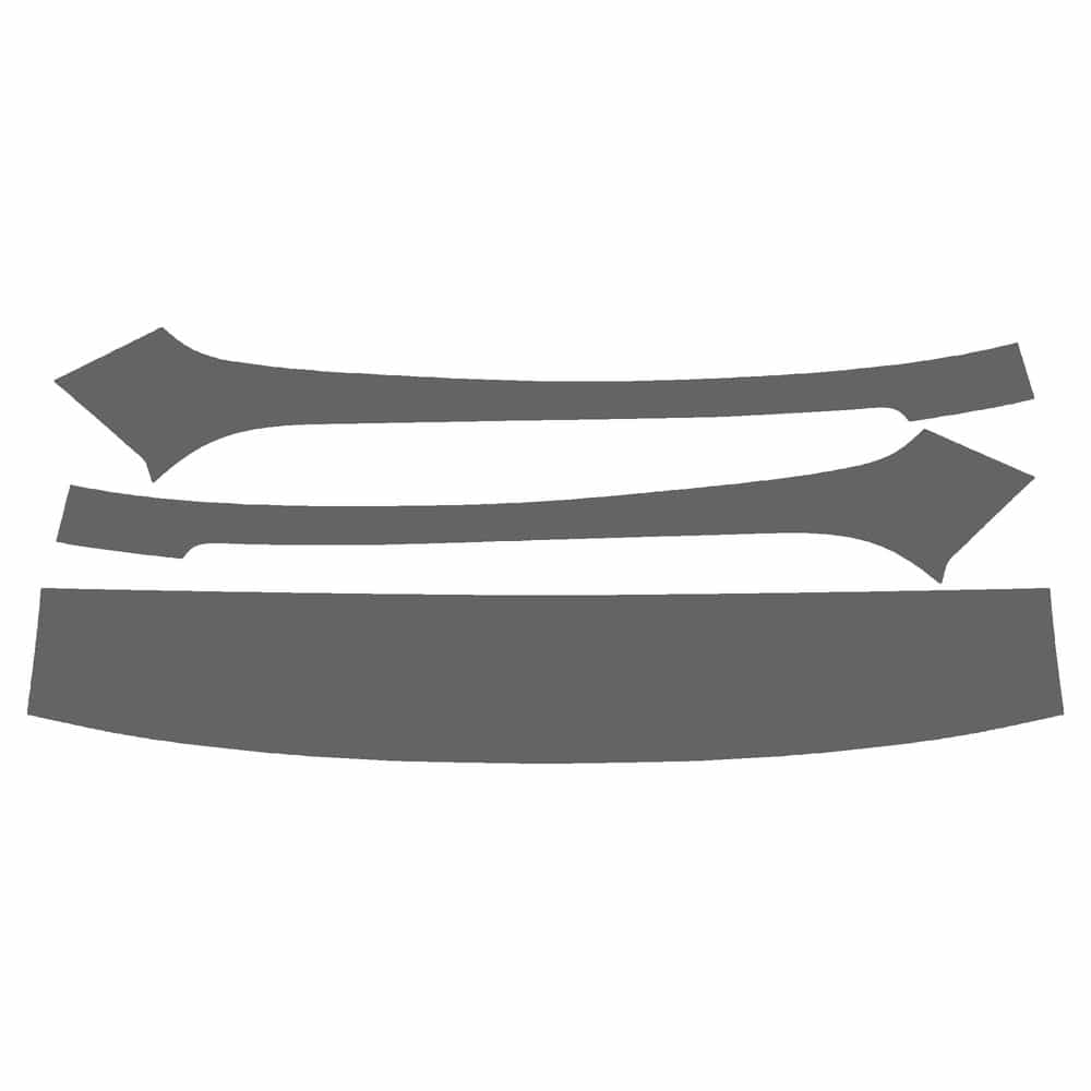 Vicrez Paint Protection PPF Pre-Cut Kit, Roof & A Pillar vpp147518 for Ford Edge SUV 2019-2024