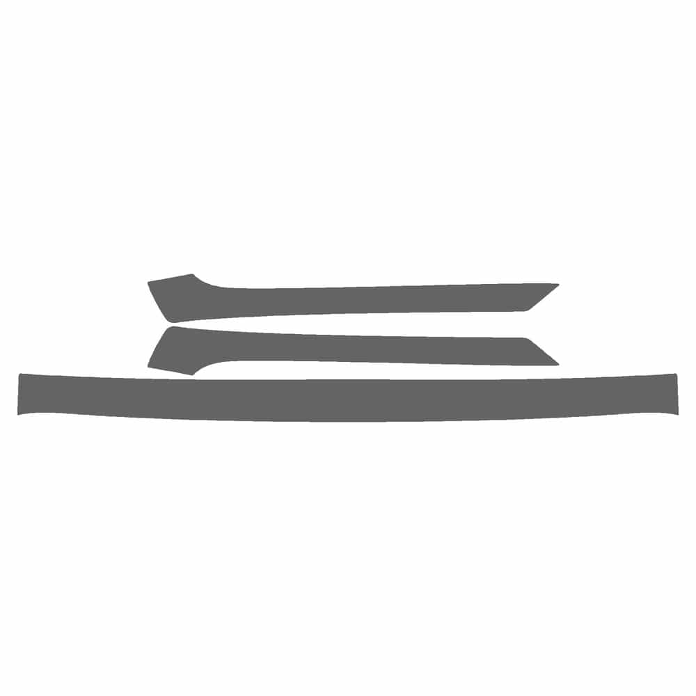 Vicrez Paint Protection PPF Pre-Cut Kit, Roof & A Pillar vpp155692 for Ford Mustang Convertible 2015-2017