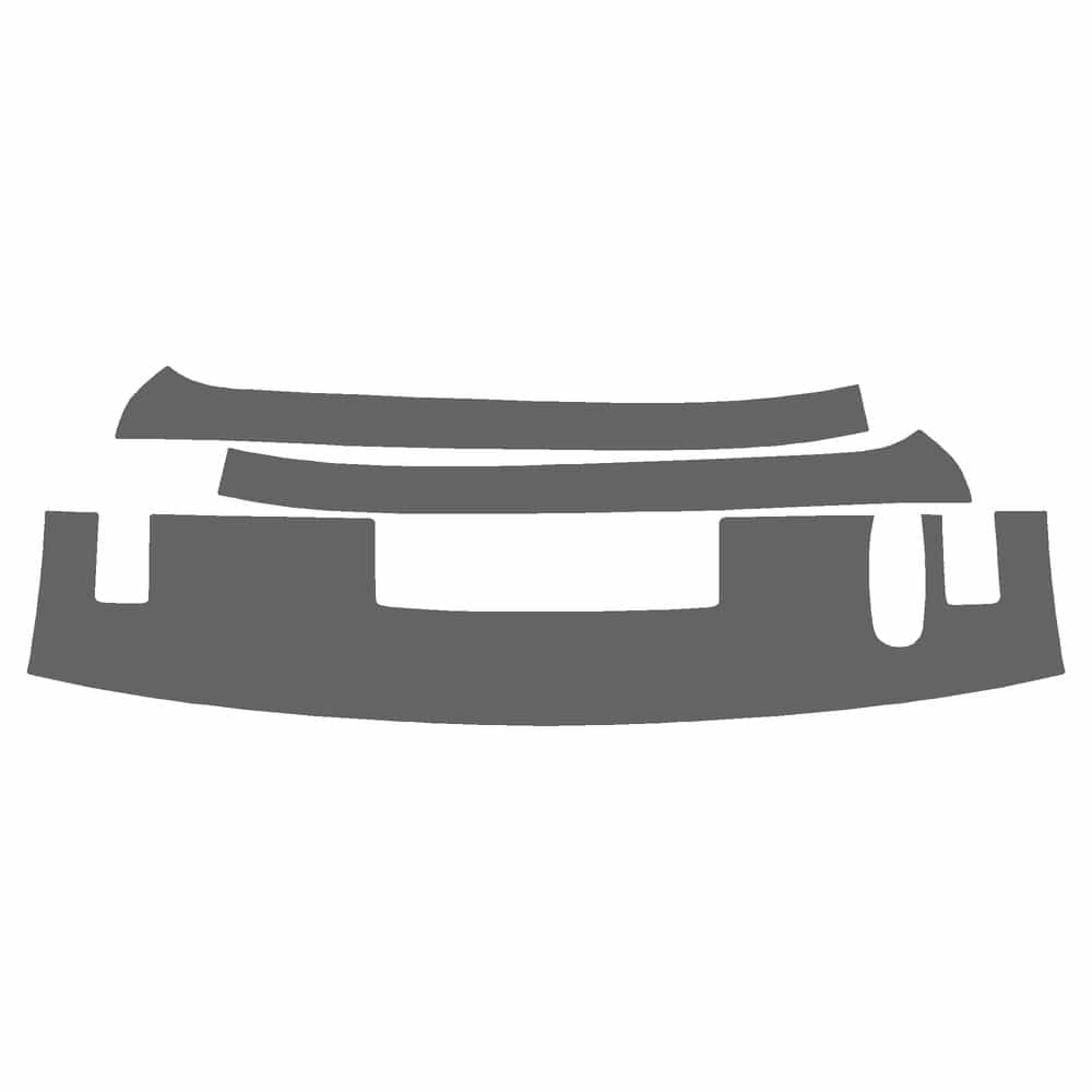 Vicrez Paint Protection PPF Pre-Cut Kit, Roof & A Pillar, w/ Accessory vpp161294 for GMC Sierra Pickup 2015-2019