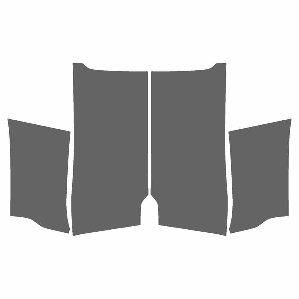 Vicrez Paint Protection PPF Pre-Cut Kit, Splash vpp158846 for GMC Canyon Crew Pickup 2021-2022