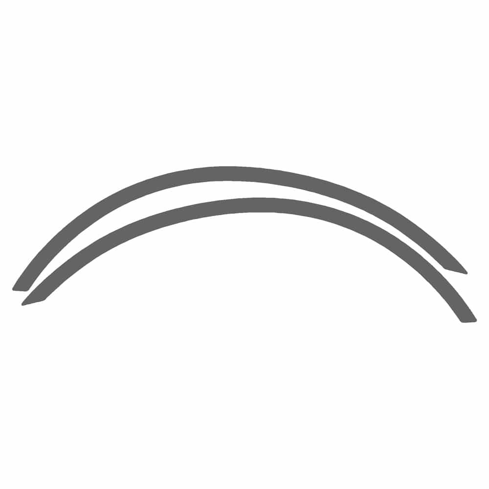 Vicrez Paint Protection PPF Pre-Cut Kit, Wheel Lip Front, Driver & Passenger vpp101425 for Acura TL Sedan 2002-2003