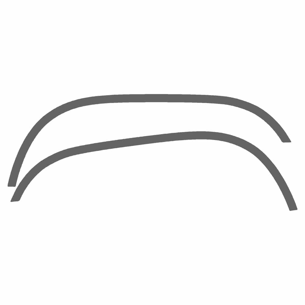 Vicrez Paint Protection PPF Pre-Cut Kit, Wheel Lip Front, Driver & Passenger vpp143349 for Dodge Dakota 2002-2004